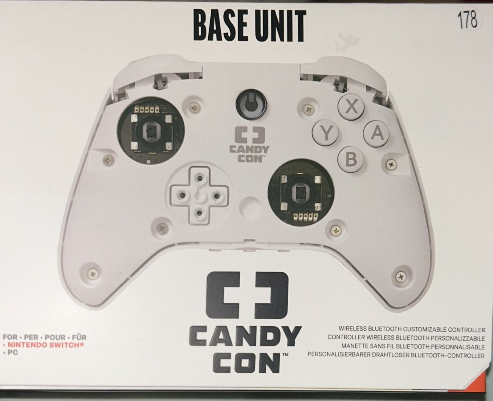 Candy Con Wireless Bluetooth Controller for Nintendo Switch & PC New