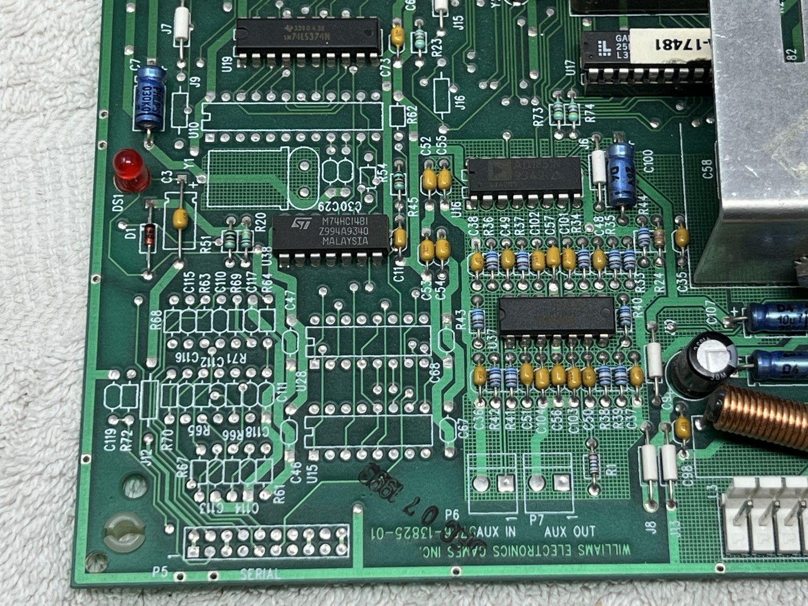Midway Mortal Kombat II Sound PCB Arcade Board Tested Working