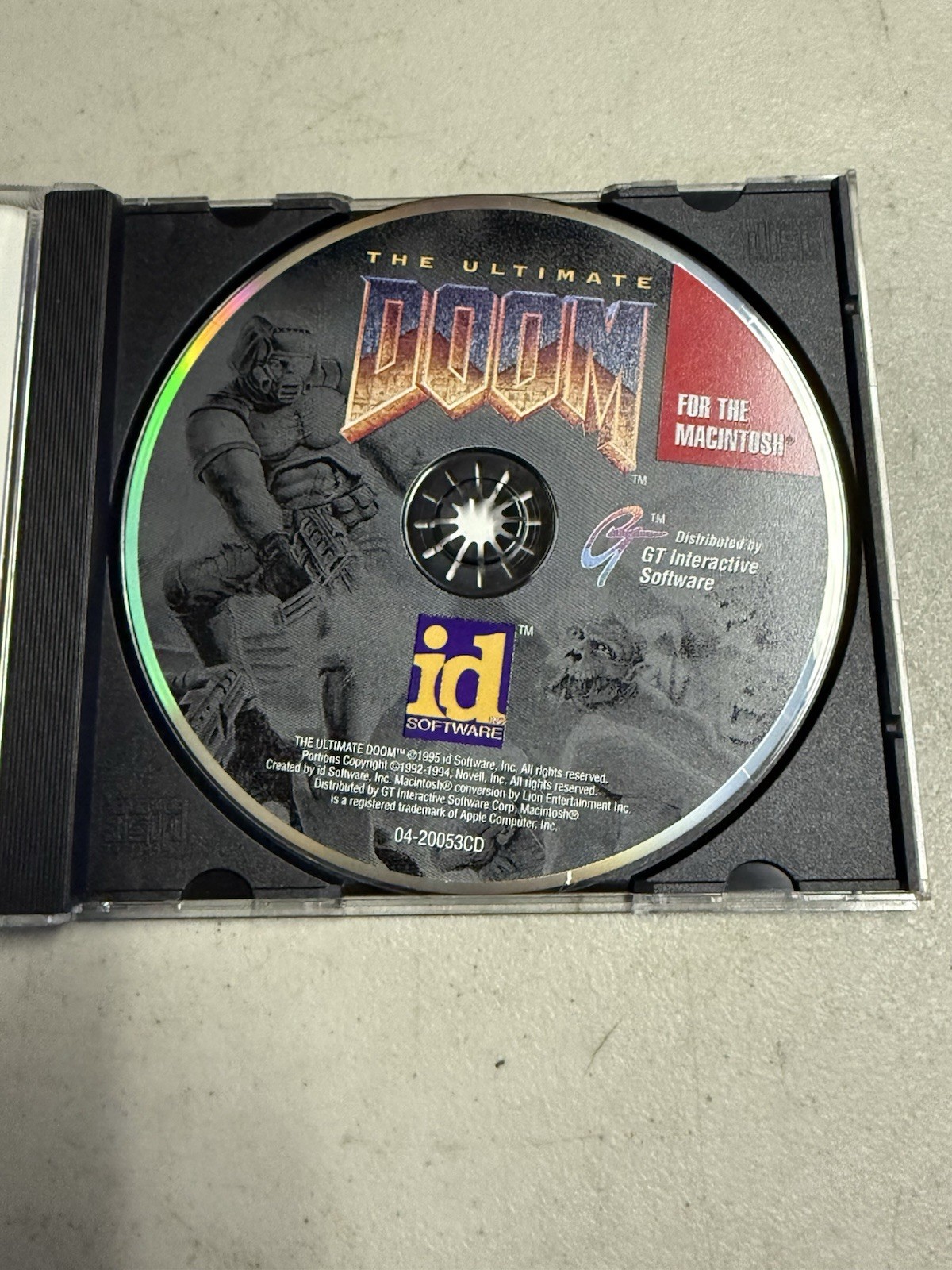 1995 The Ultimate Doom Big Box Macintosh Original Megahit w/ Manual & Poster