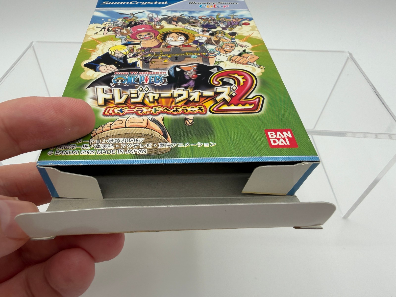 ONE PIECE TREASURE WARS 2 WonderSwan Color With Box + Manual + Reg Card WSC0001