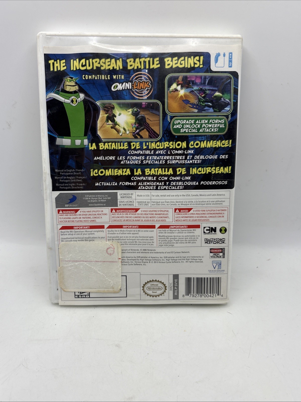 Ben 10 Omniverse 2 (Nintendo Wii) – CIB Complete CARTOON NETWORK RATED E EVERYON