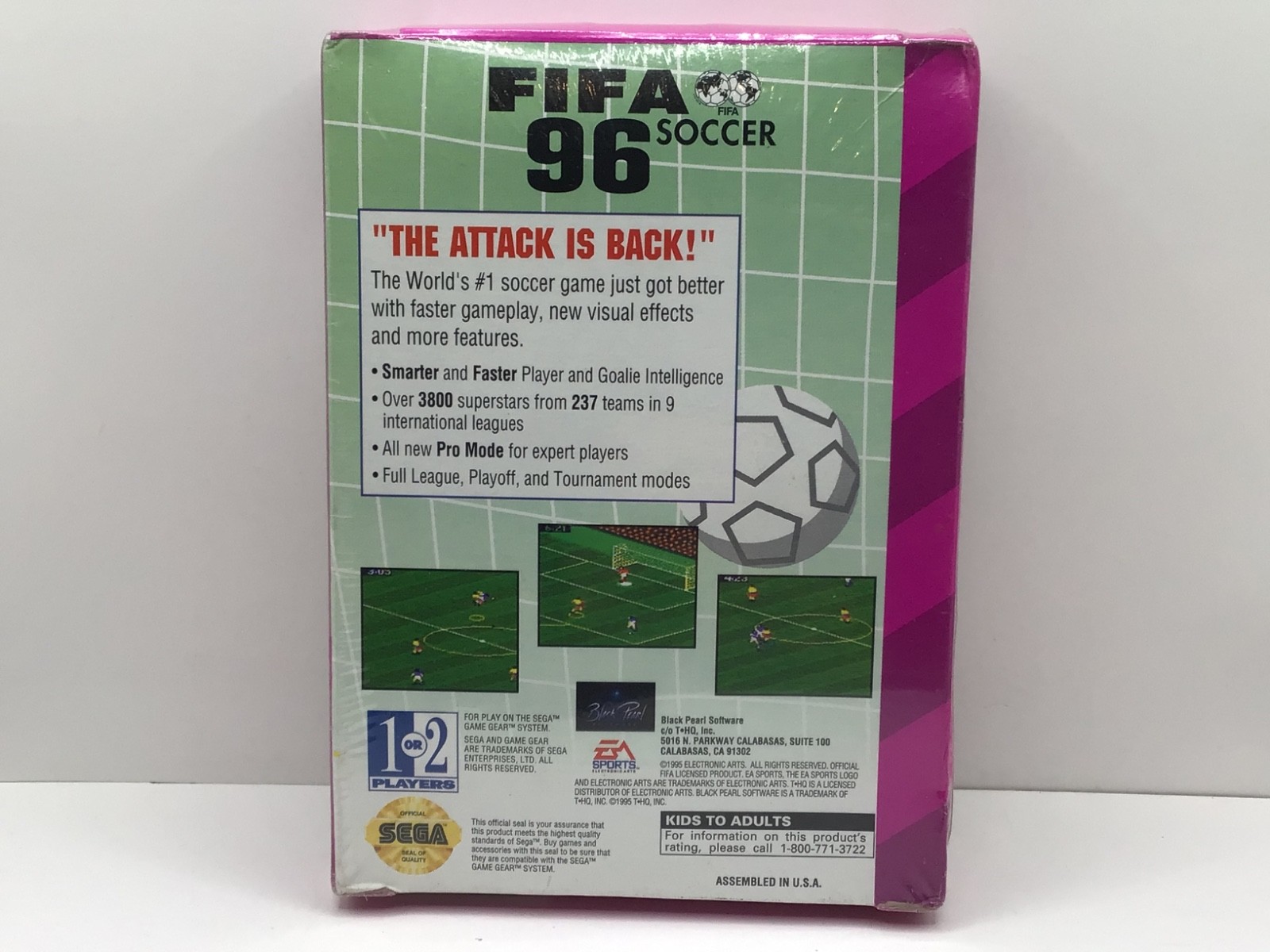 FIFA 96 Soccer Sega Game Gear Brand New Sealed See Pics