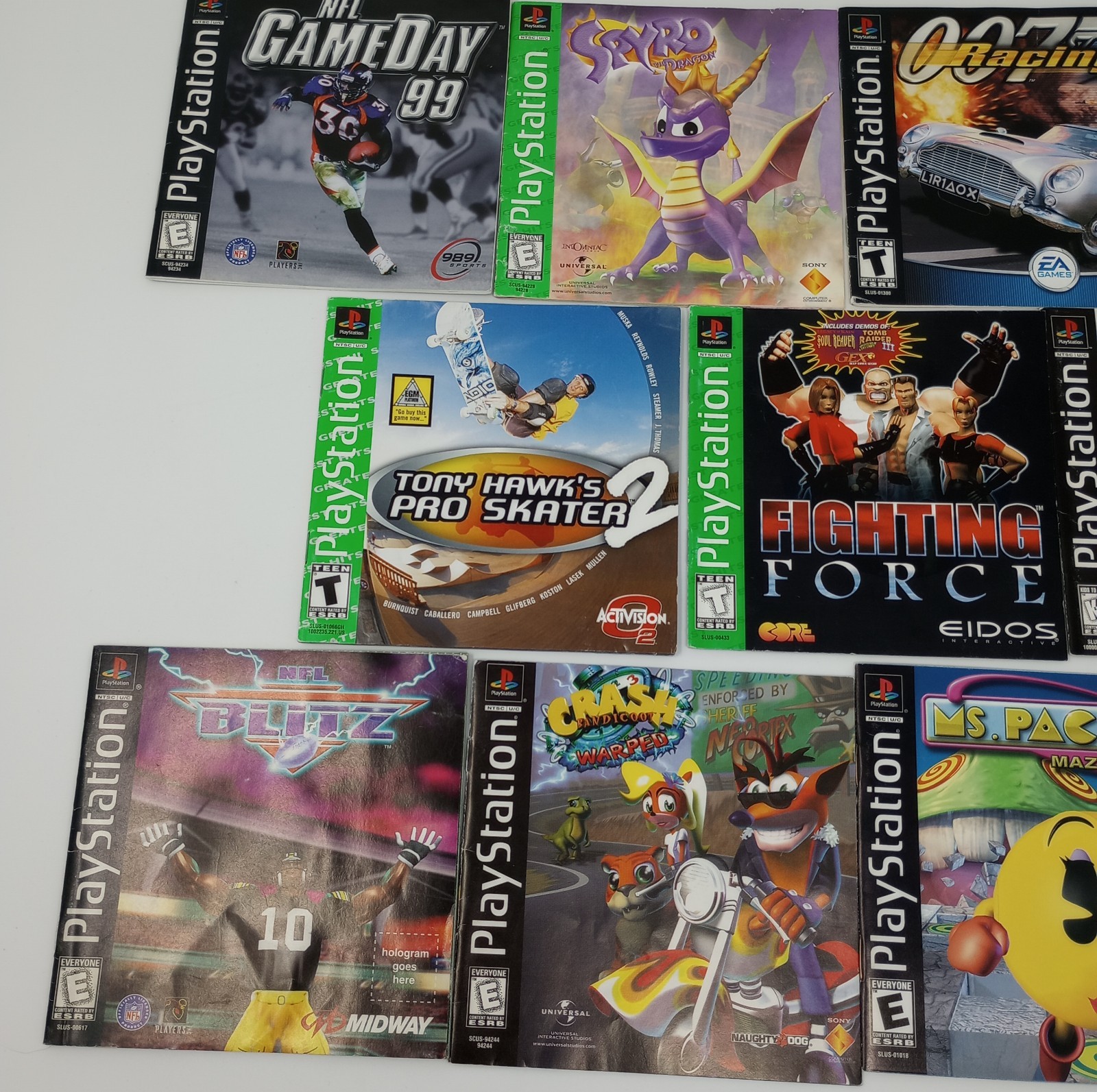 Lot Of 43 Playstation 1 (PS1) Manuals Only NO GAMES