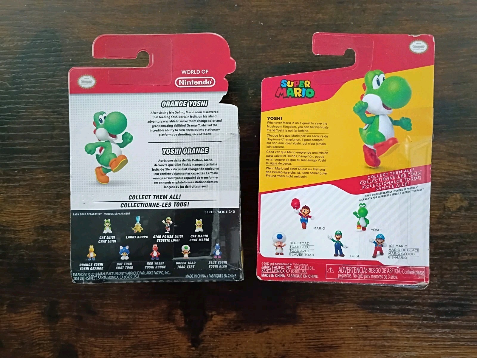 18-PK BLUE BABY YOSHI 2.5″ Super Mario Nintendo Jakks Orange Red Pink Black MORE