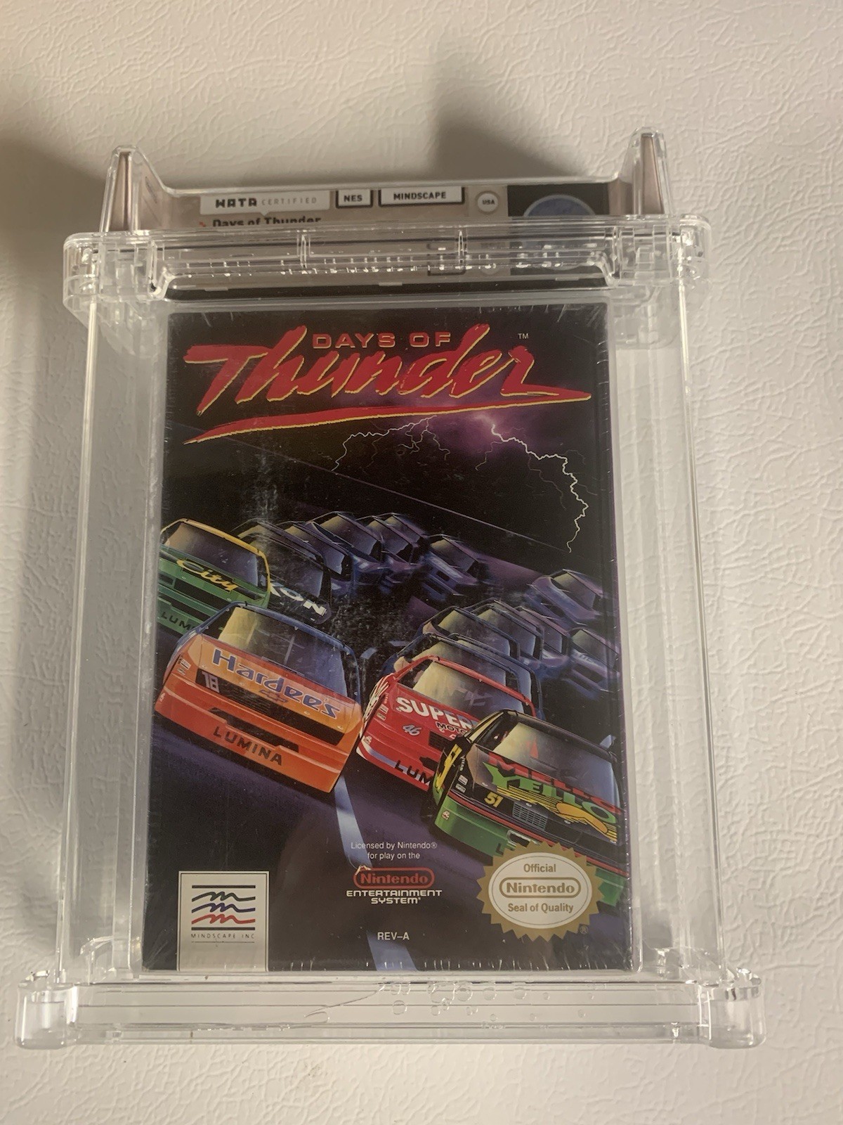 Days of Thunder – Wata 9.2 B+ Sealed [Oval SOQ R], NES Mindscape 1990 USA