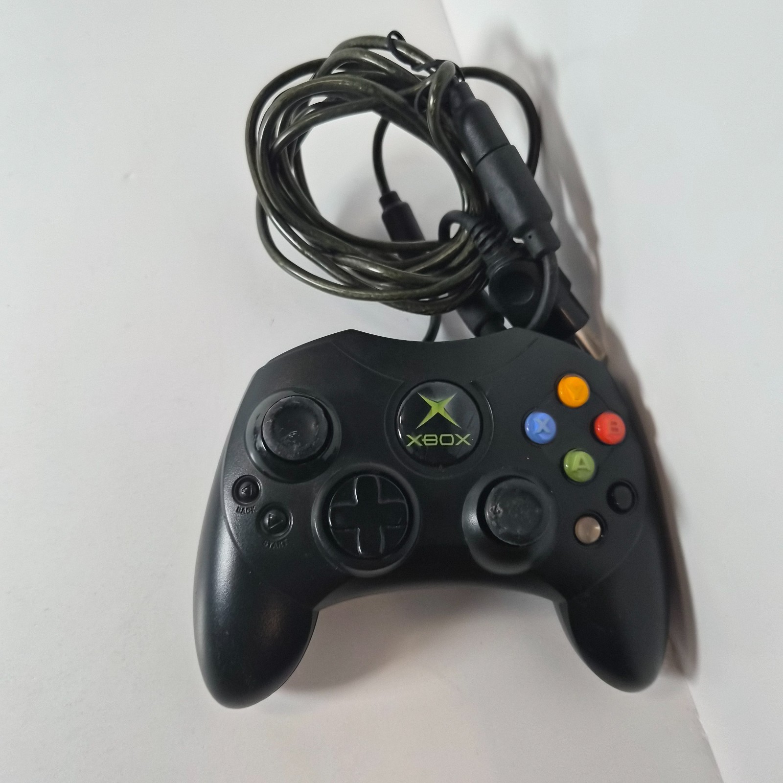Lot of 4 Original Xbox Controllers OEM Mad Catz Broken For Parts Repair