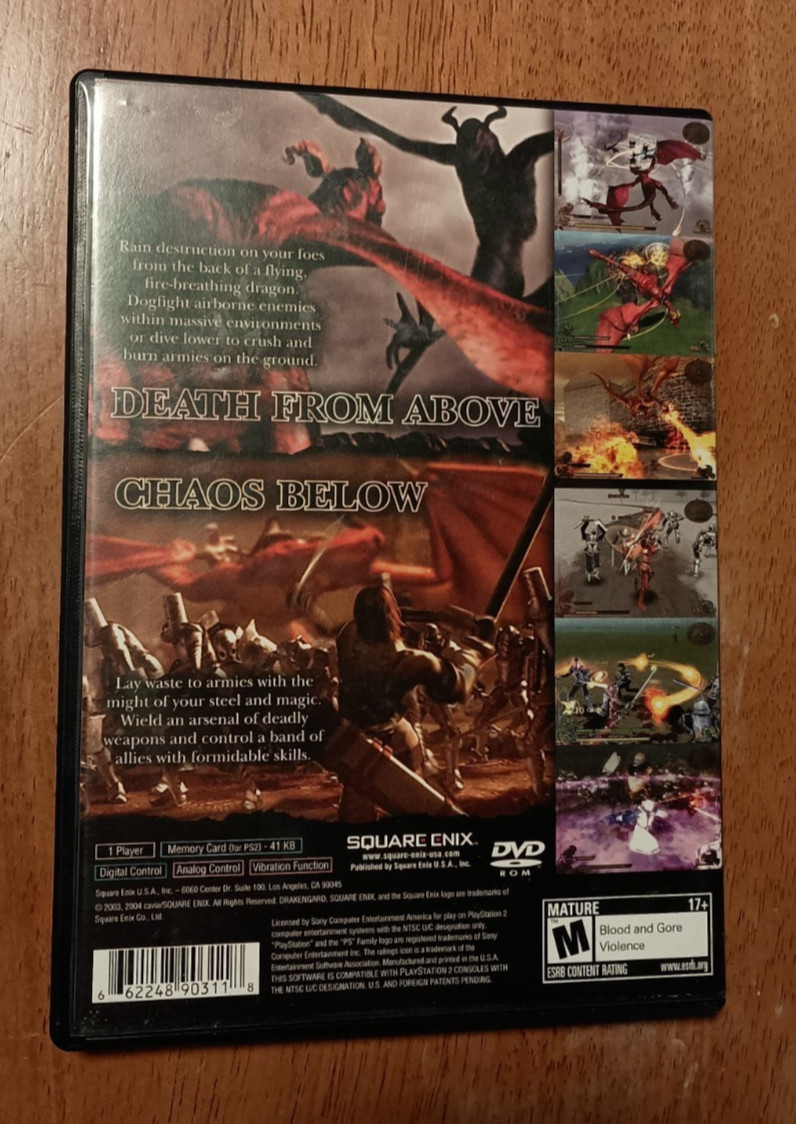 Drakengard (Sony PlayStation 2, 2004) CIB