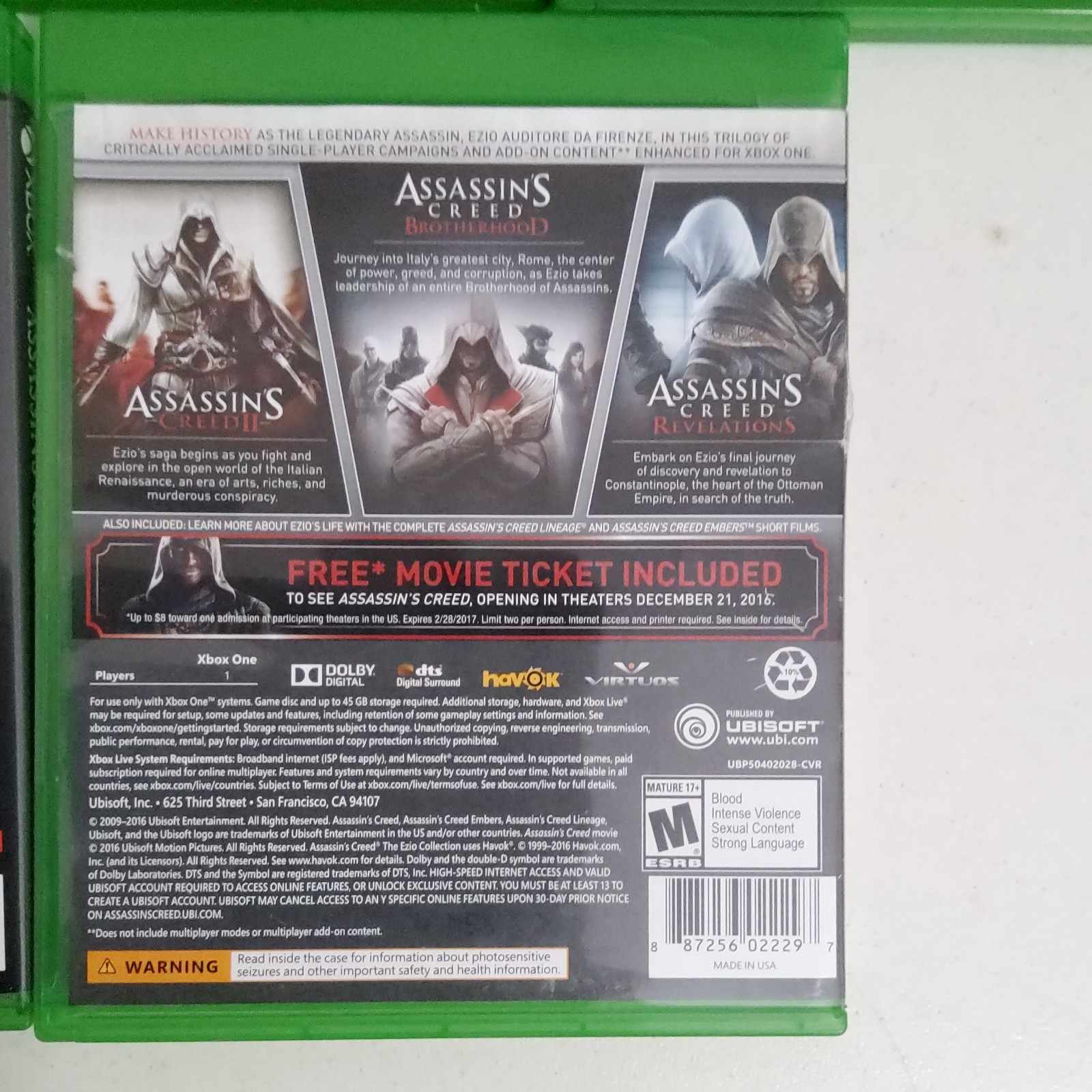 Assassin’s Creed Xbox One/SERIES Bundle Odyssey Unity Ezio Valhalla Syndicate