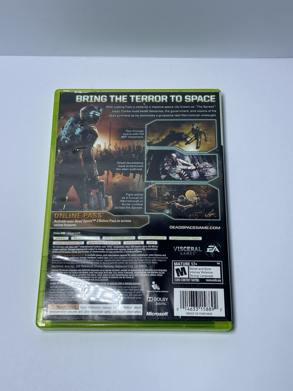 Dead Space 2 (Microsoft Xbox 360, 2011)
