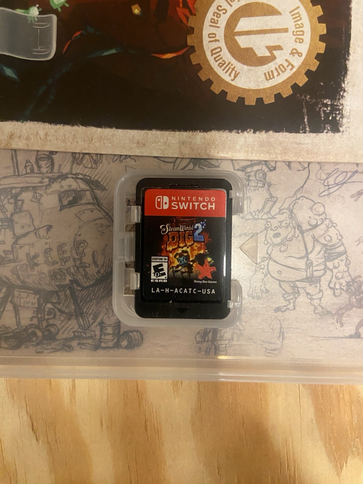 Steamworld Dig 2-Switch-TESTED & WORKING w/ Bonus “Rusty” Poster