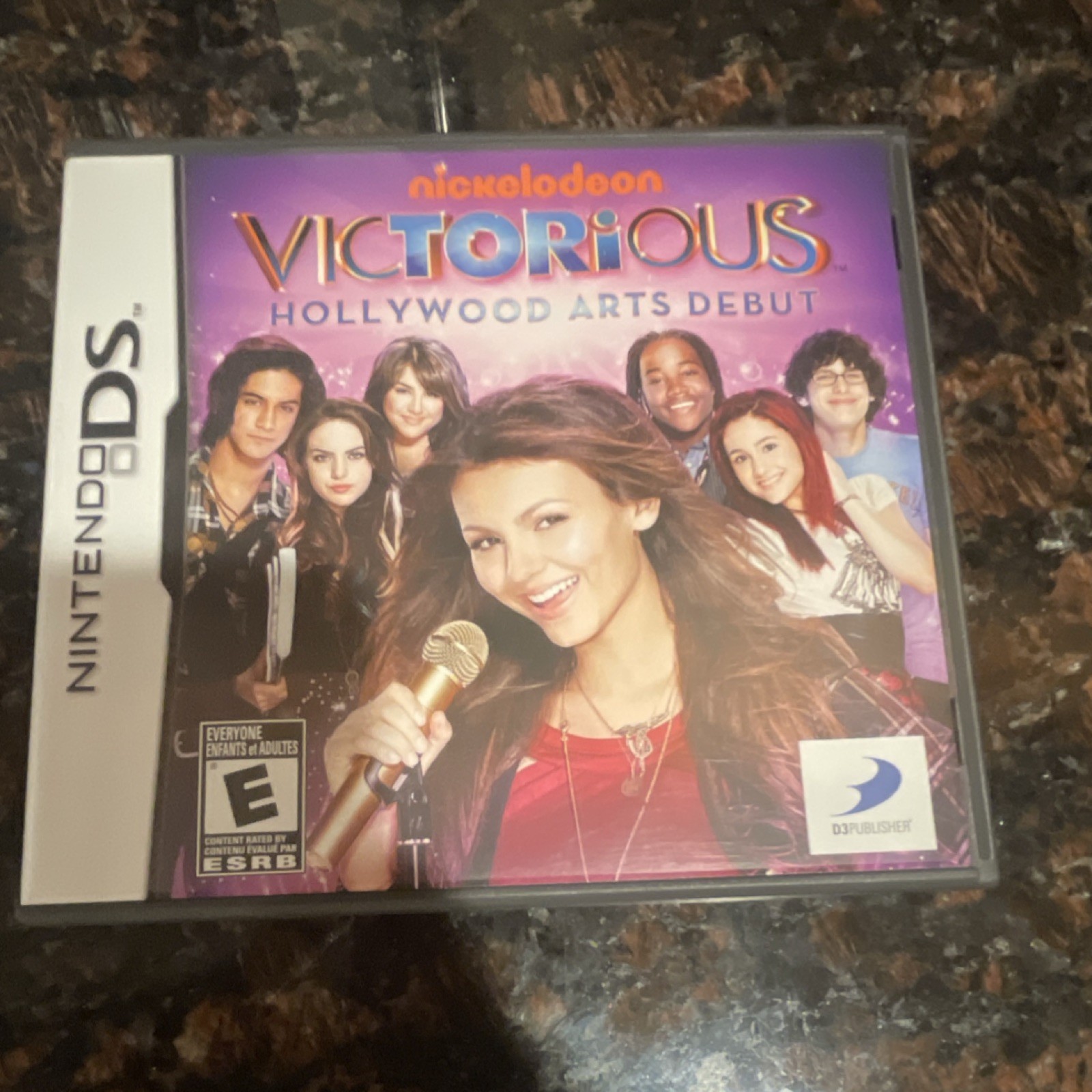 D3Publisher Victorious Hollywood Arts Debut Nintendo DS Action Game Manual
