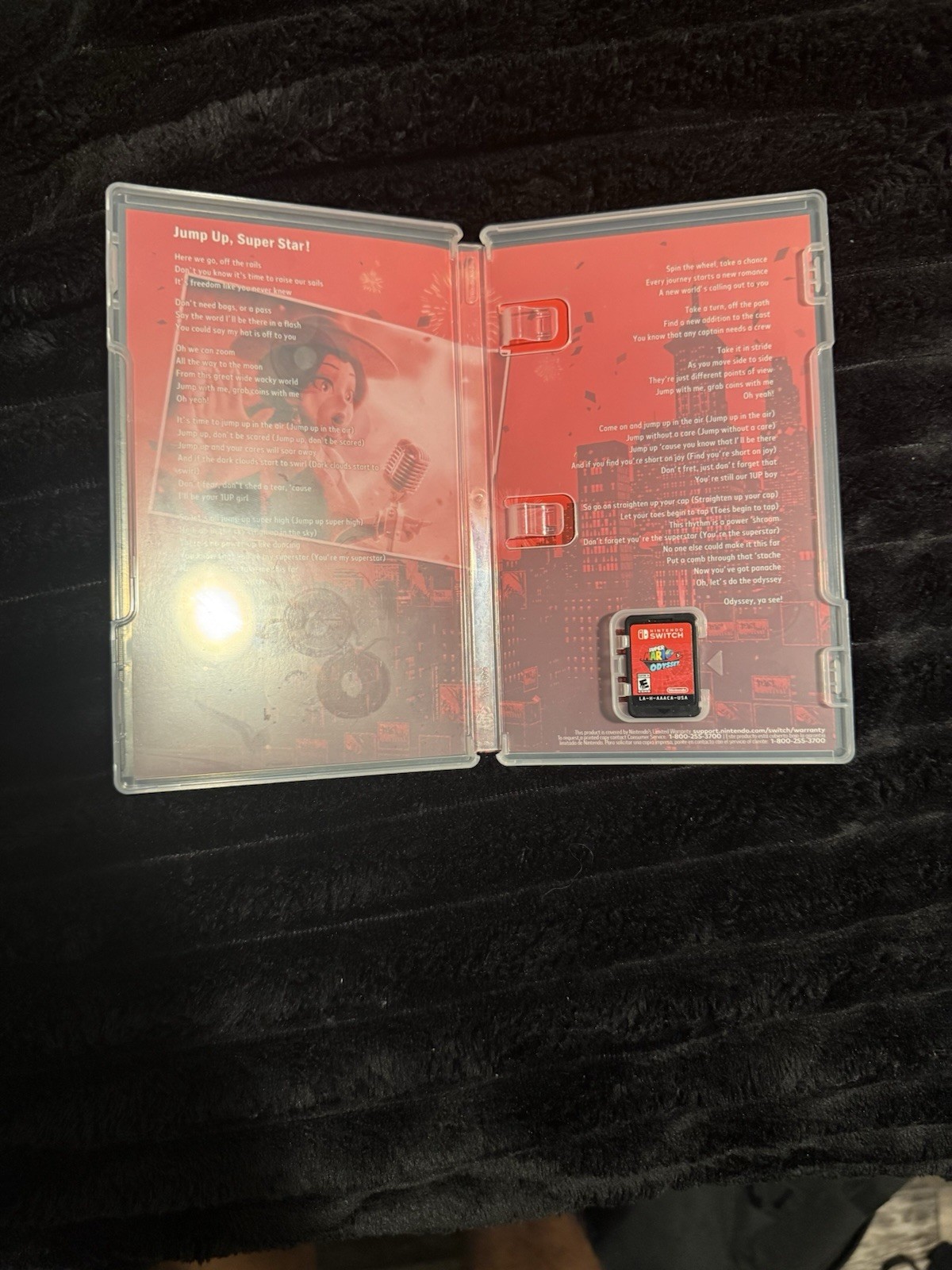 super mario odyssey for nintendo switch tested working in great condition
