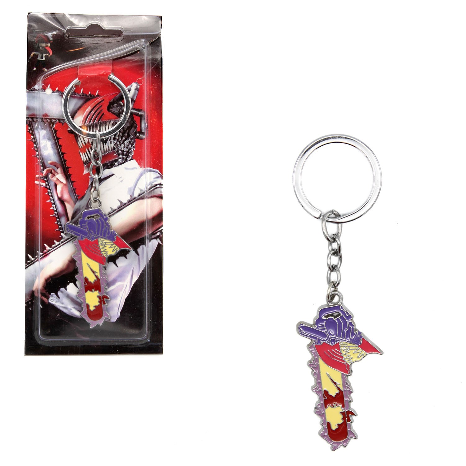 Chainsaw Man 1″ KeyChain – CHAINSAW BLOOD New (Anime Key Chain Charm Pendant)