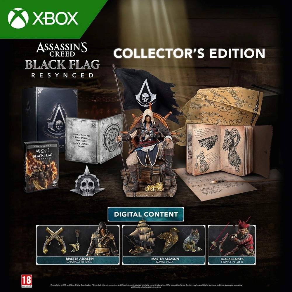 Assassin’s Creed Black Flag Resynced Collector’s Edition Xbox Series X In Hand