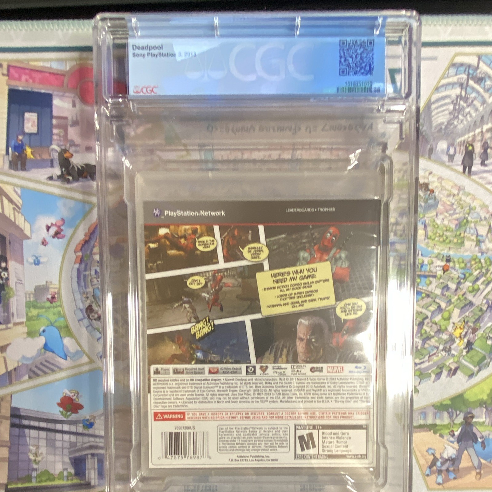 Deadpool (PS3) Sealed and Graded CGC 9.8 A++ Y-folds