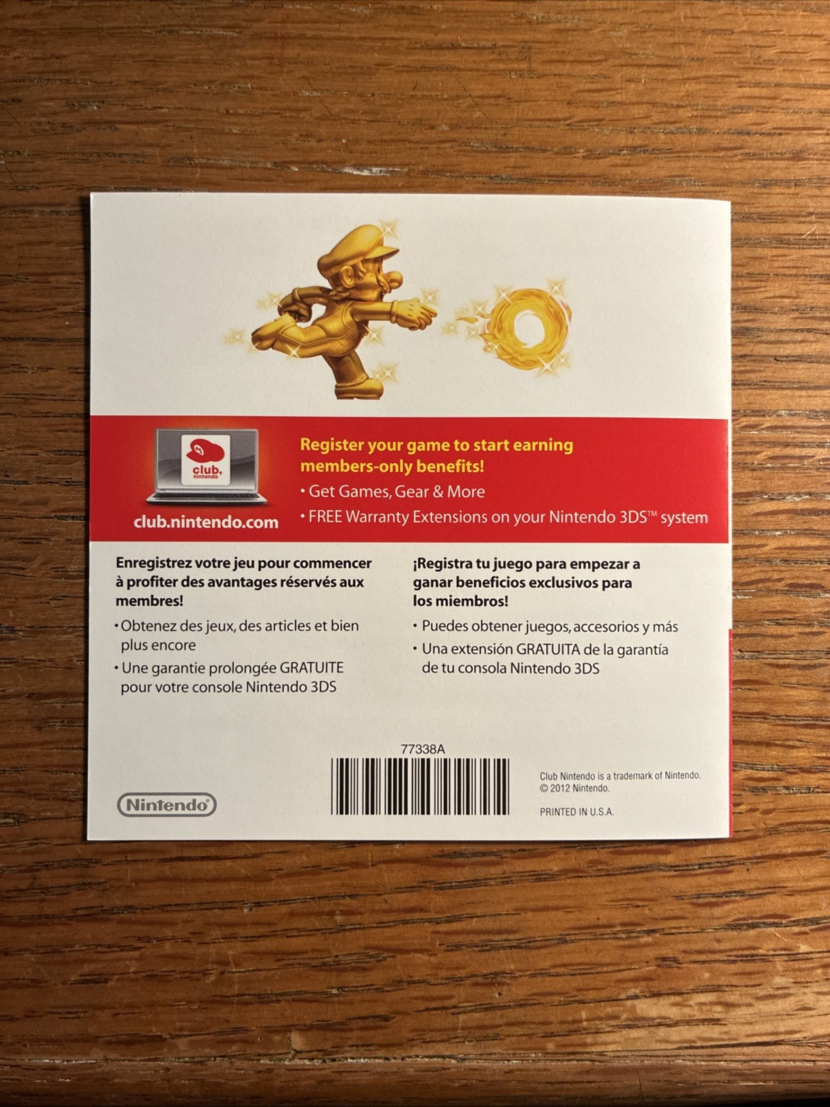 Case and Manual Only NO GAME New Super Mario Bros 2 Nintendo 3DS Authentic
