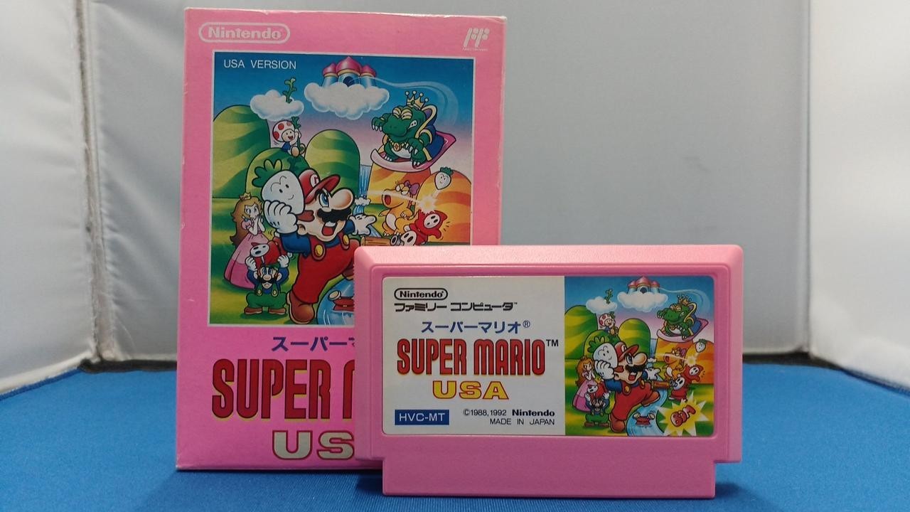 Nintendo Famicom SUPER MARIO USA Retro Game Vintage Used Console Only Japan