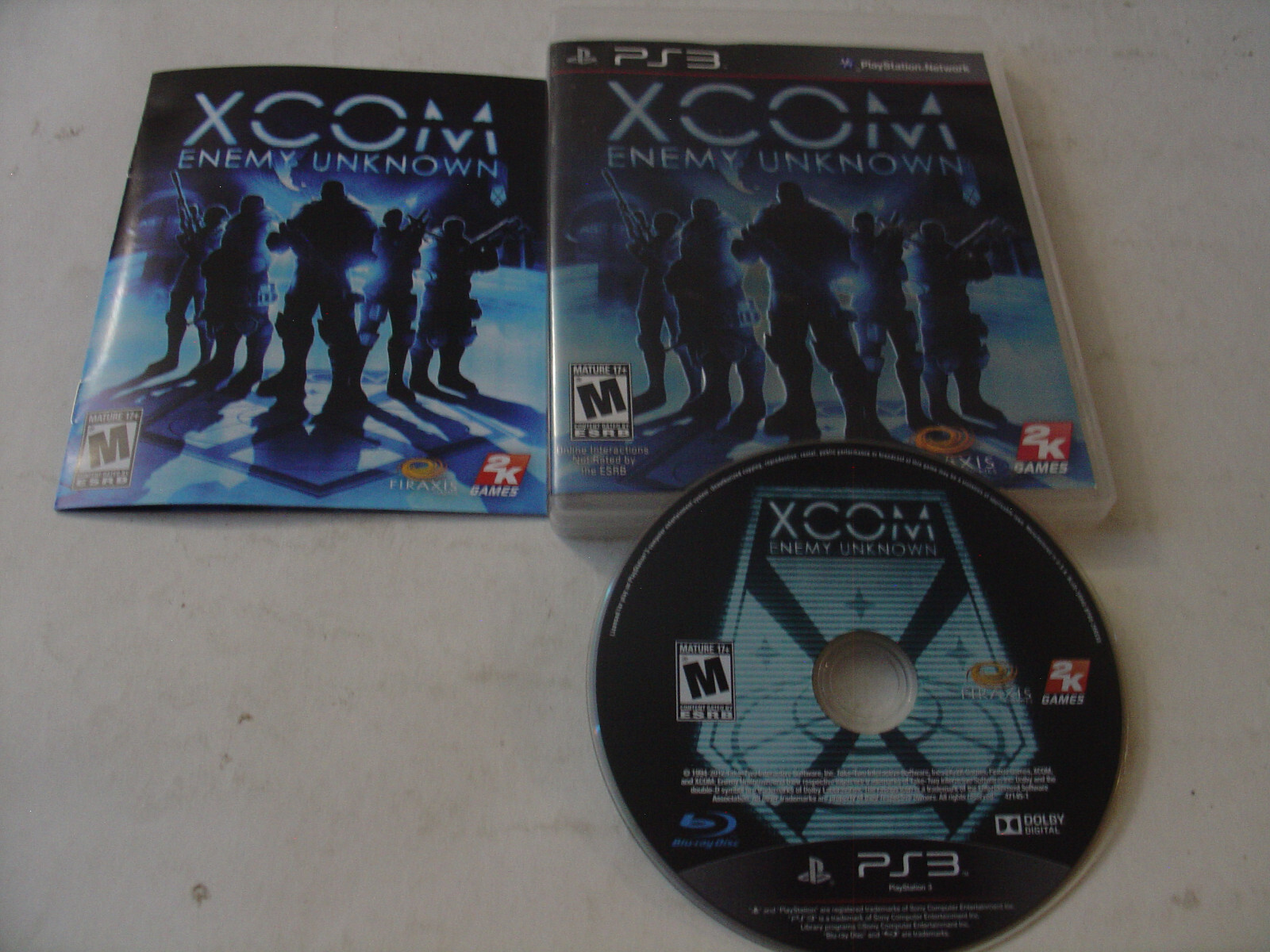 XCOM: Enemy Unknown (Sony PlayStation 3, 2012) Complete CIB Black Label PS3