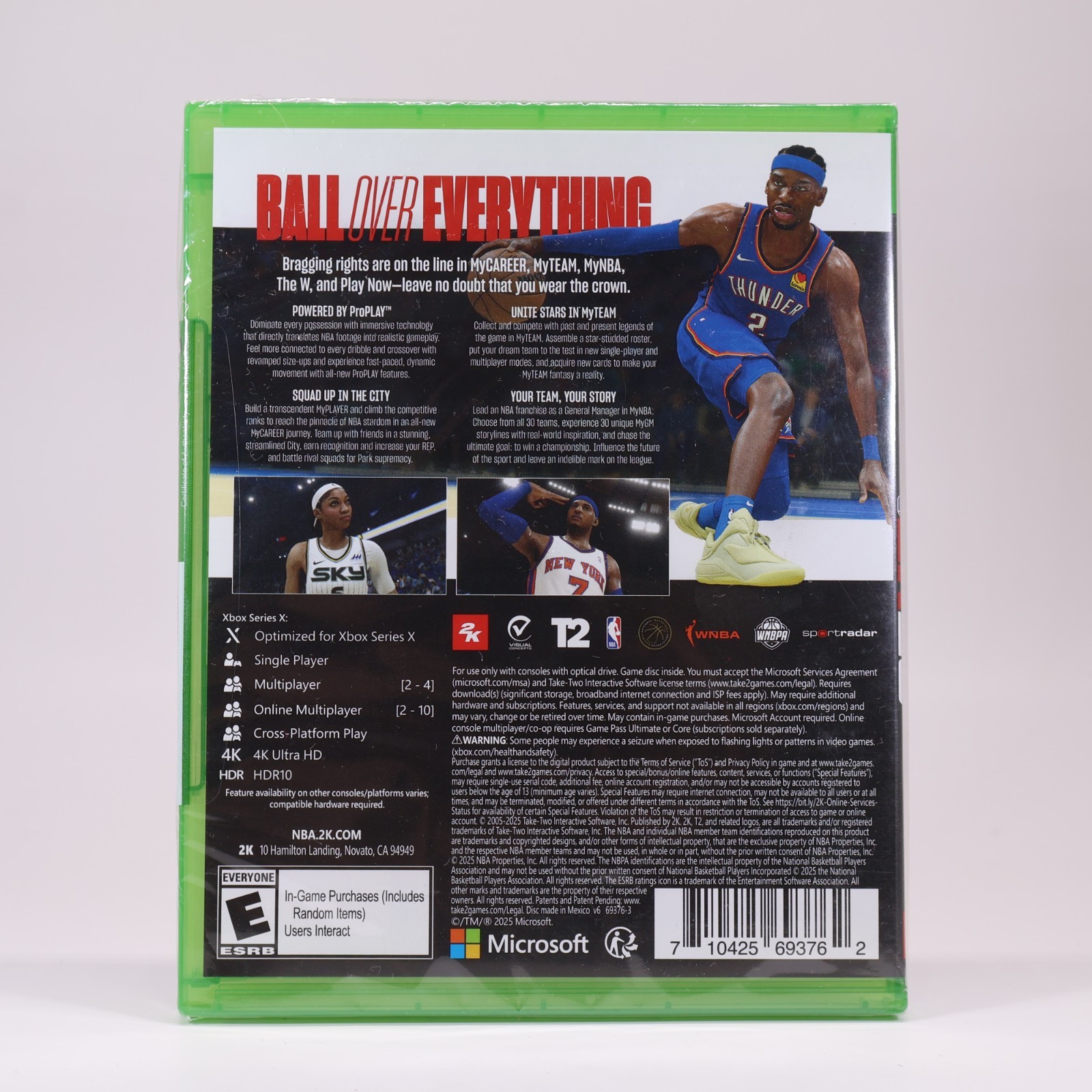 WNBA NBA 2K26 (Xbox Series X) New Sealed