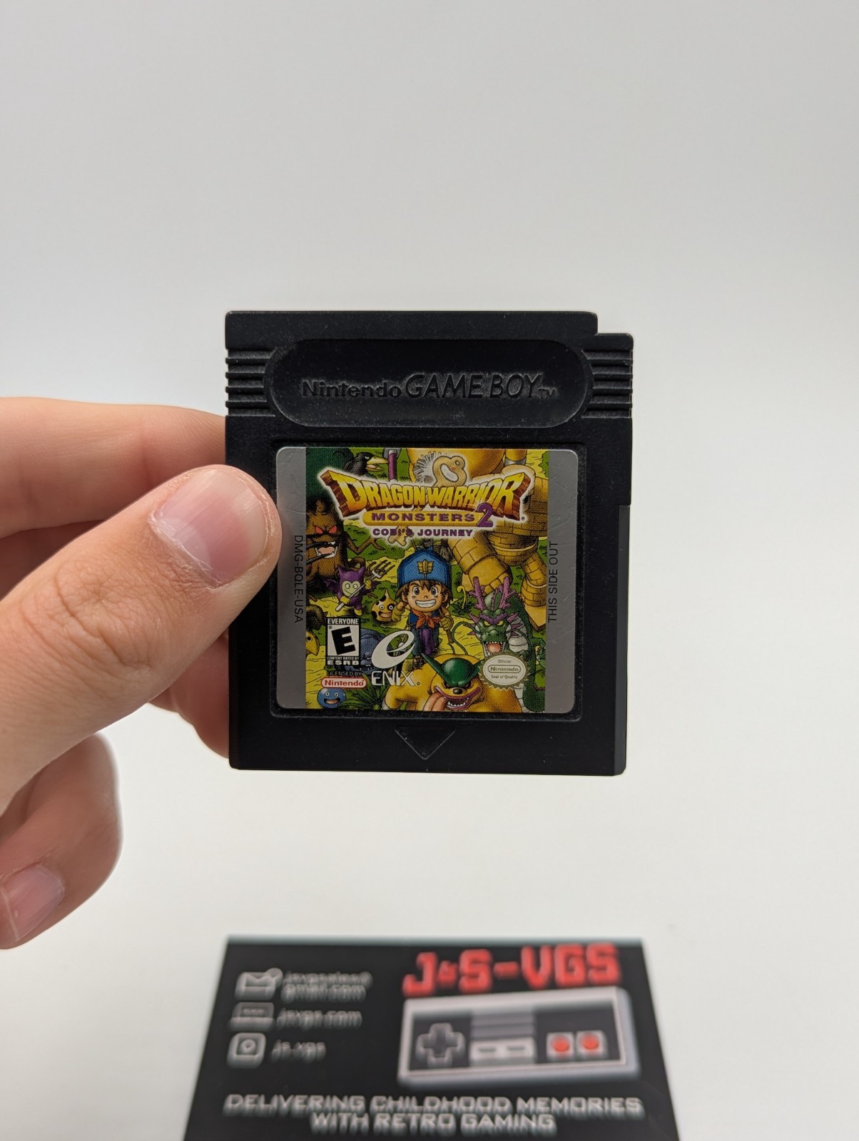 Nintendo Game Boy Color GBC Dragon Warrior Monsters 2 Cobi Cart