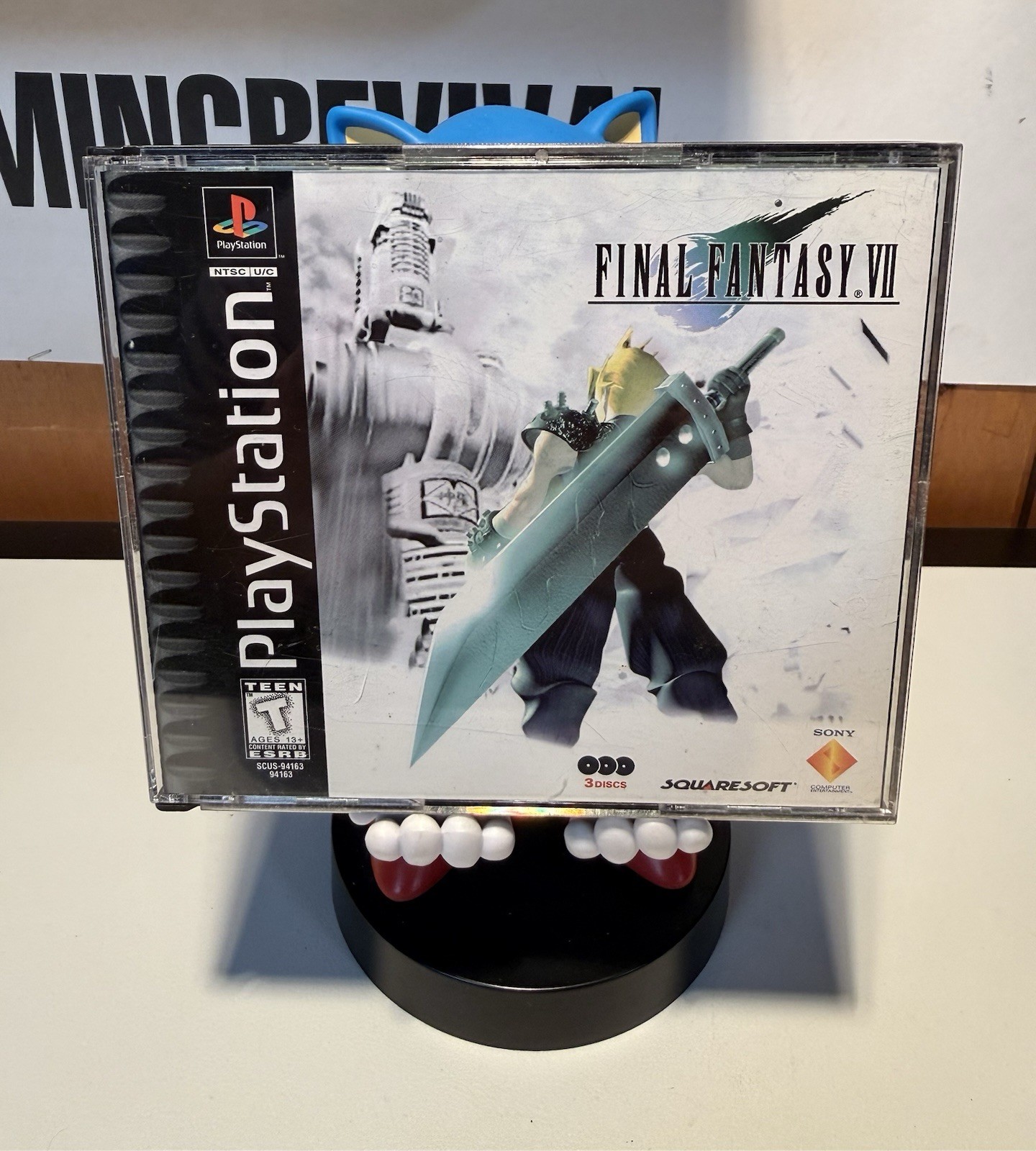 Final Fantasy VII FF7 PS1 PlayStation • Black Label • CIB Complete w/ Manual