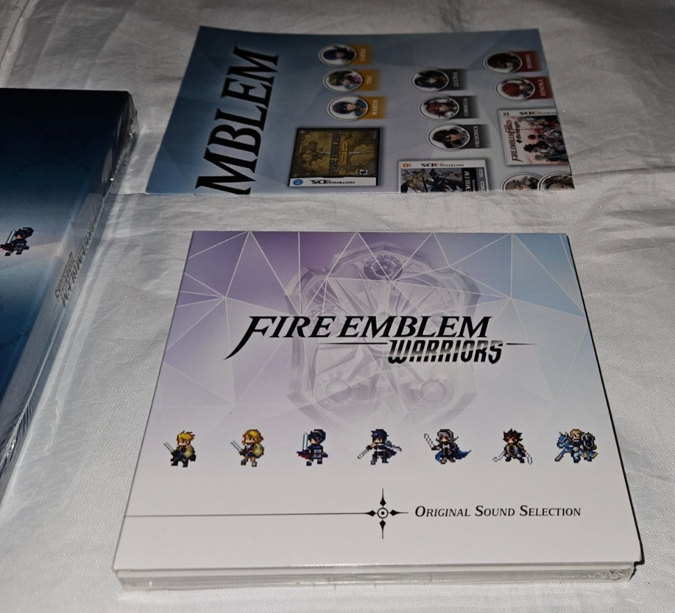 Nintendo Switch Fire Emblem Warriors Speical Edition NO GAME Card Set Poster CD