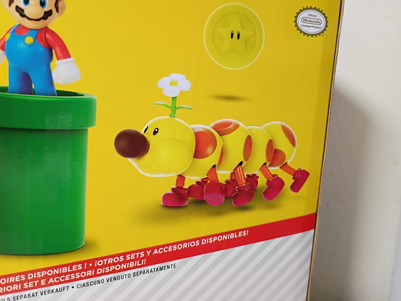 *FREE SHIP* 2.5″ WIGGLER SODA JUNGLE DIORAMA Super Mario Nintendo Piranha Jakks
