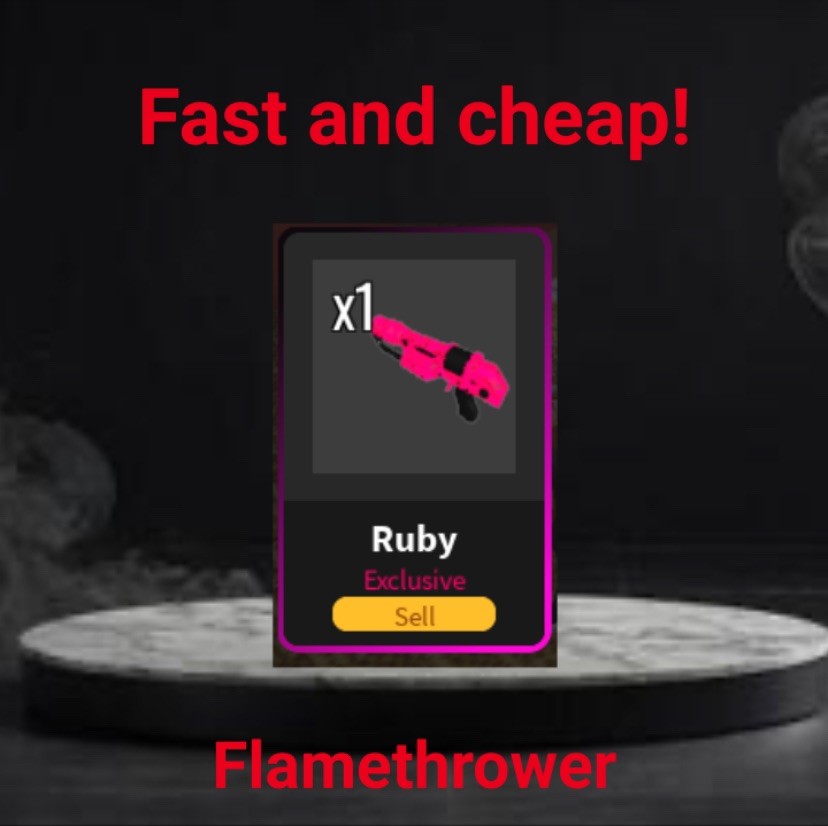 Ruby Flamethrower | Da Hood | Fast & Cheap 🔥