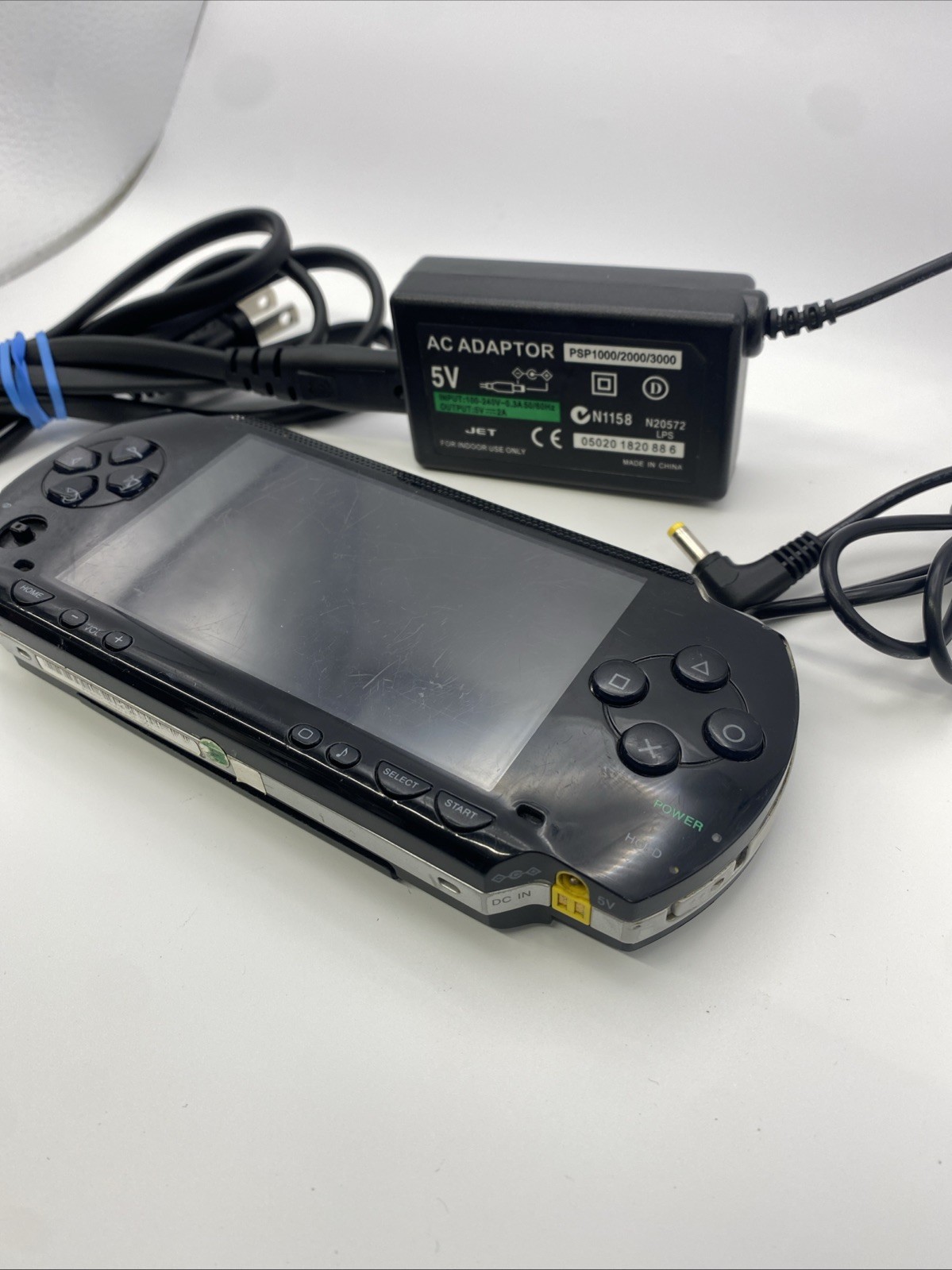 Sony PSP Console PSP-1001 Black For Parts Repair No battery