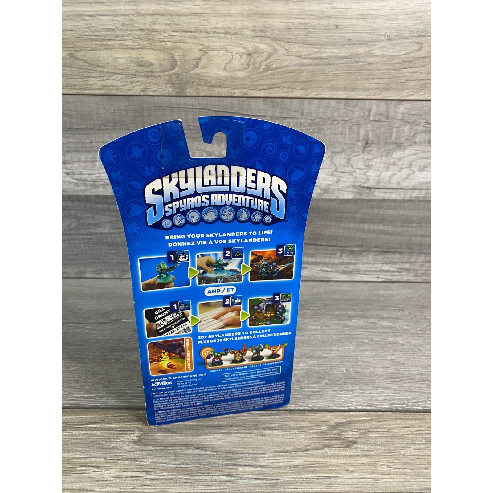 Skylanders Spyros Adventure Drill Sergeant Tech Figure Activision 84288 New