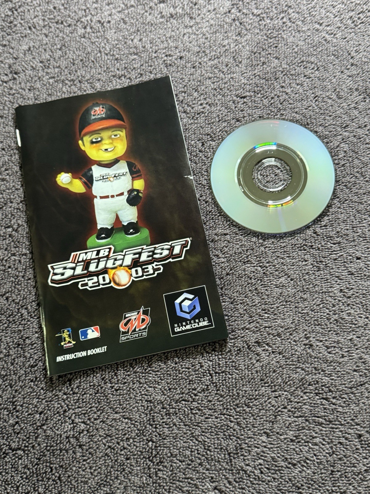 MLB SlugFest 2003 Midway Baseball Sports Nintendo GameCube Manual NTSC-U/C E