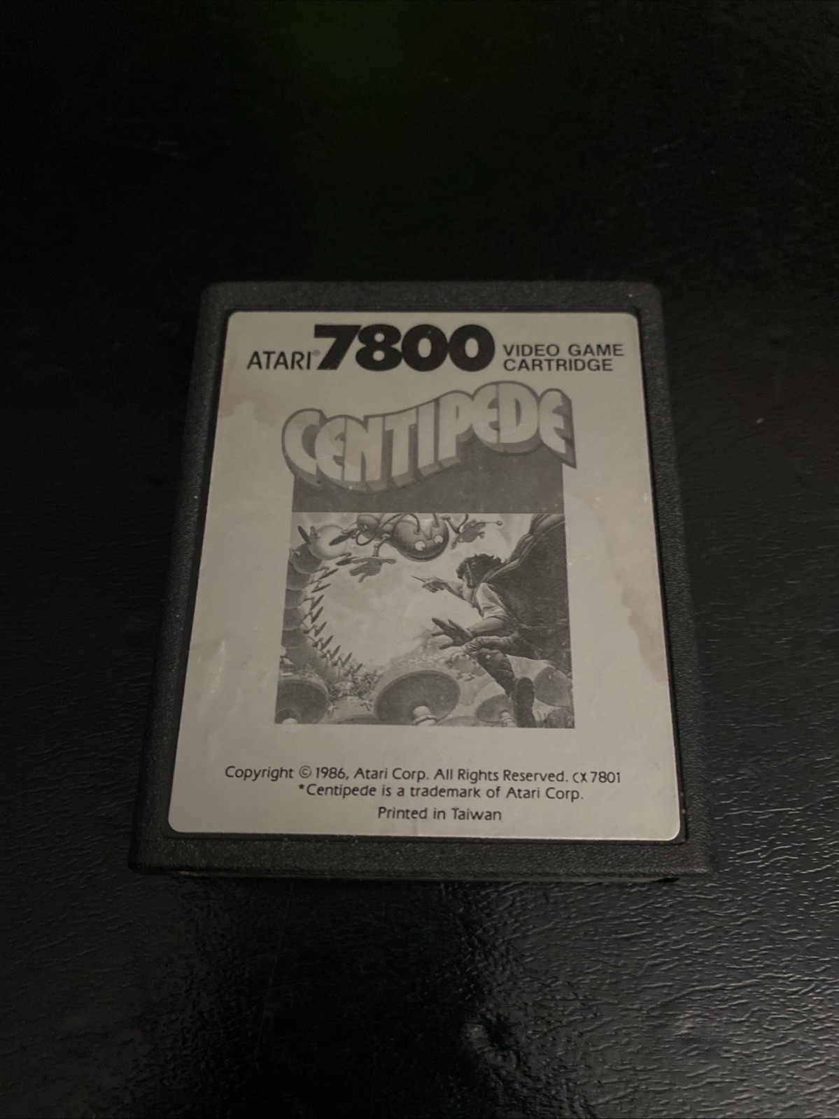 Centipede (Atari 7800 ProSystem, 1988) Cartridge Only Clean