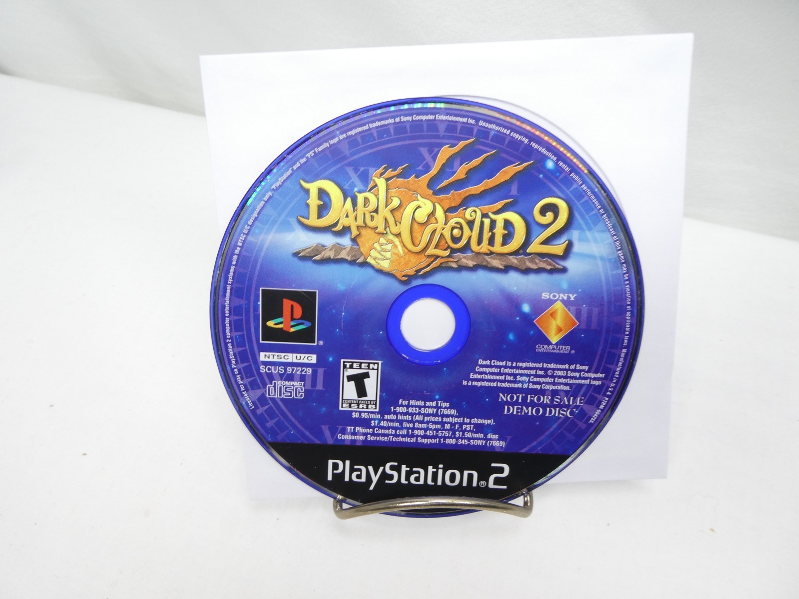 Dark Cloud 2 (Sony PlayStation 2, 2003) DISC ONLY NOT FOR RESALE DISC