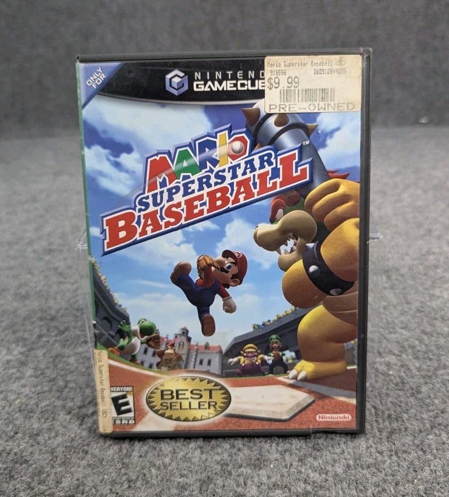 Mario Superstar Baseball Nintendo GameCube (2005) (TESTED AND WORKING)