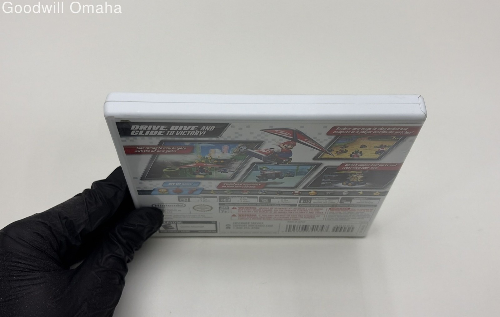 Nintendo 3DS – Mario Kart 7 + Case , Manual & Inserts – Boot Tested