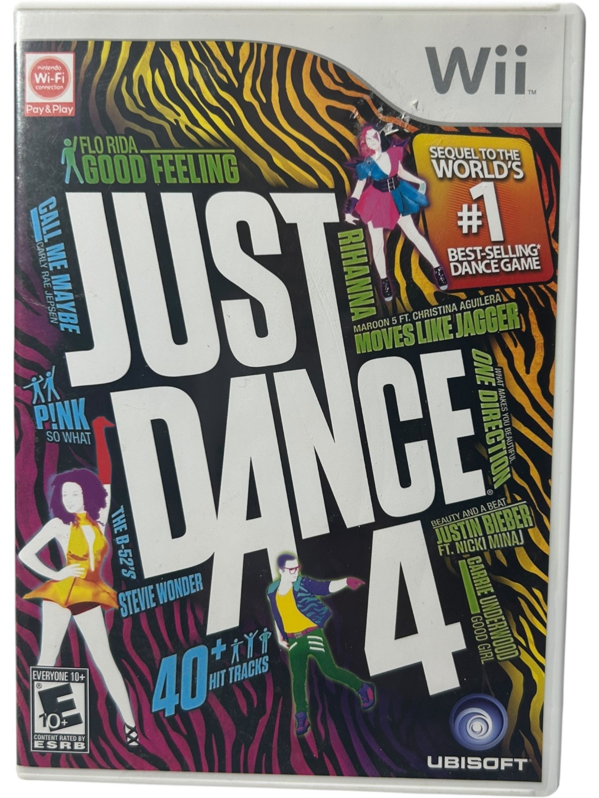 Nintendo Wii Just Dance 4 Bundle White With Just Dance 2017