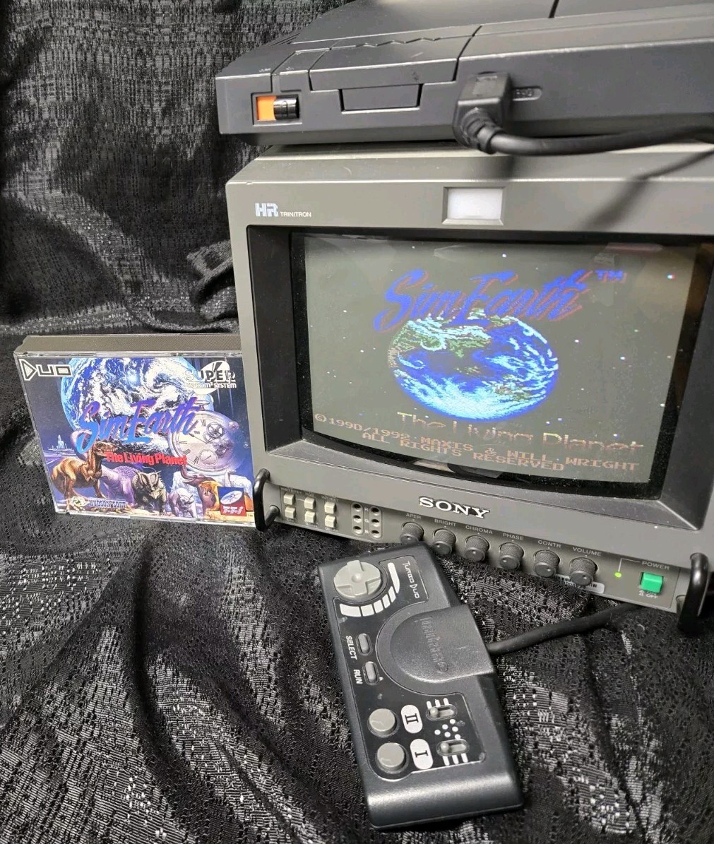 SimEarth: The Living Planet 1993 TurboGrafx CD Super CD TurboDuo