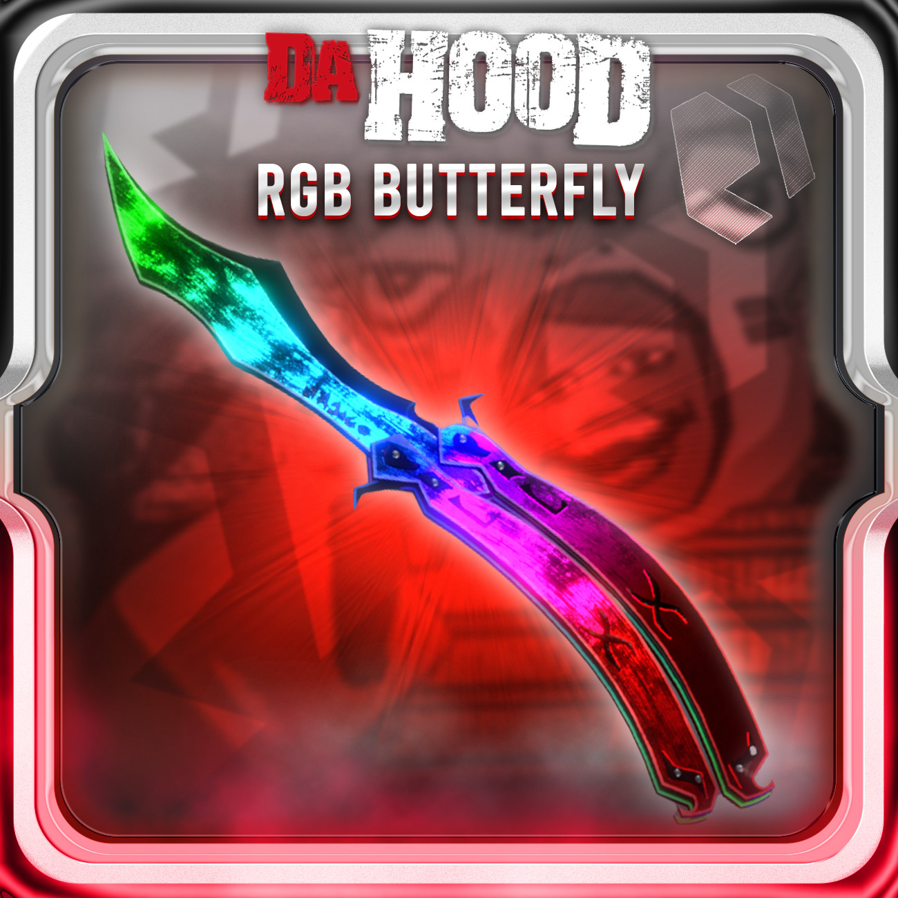 RGB Butterfly | Da Hood | Roblox | DH | Fast Delivery and Cheap