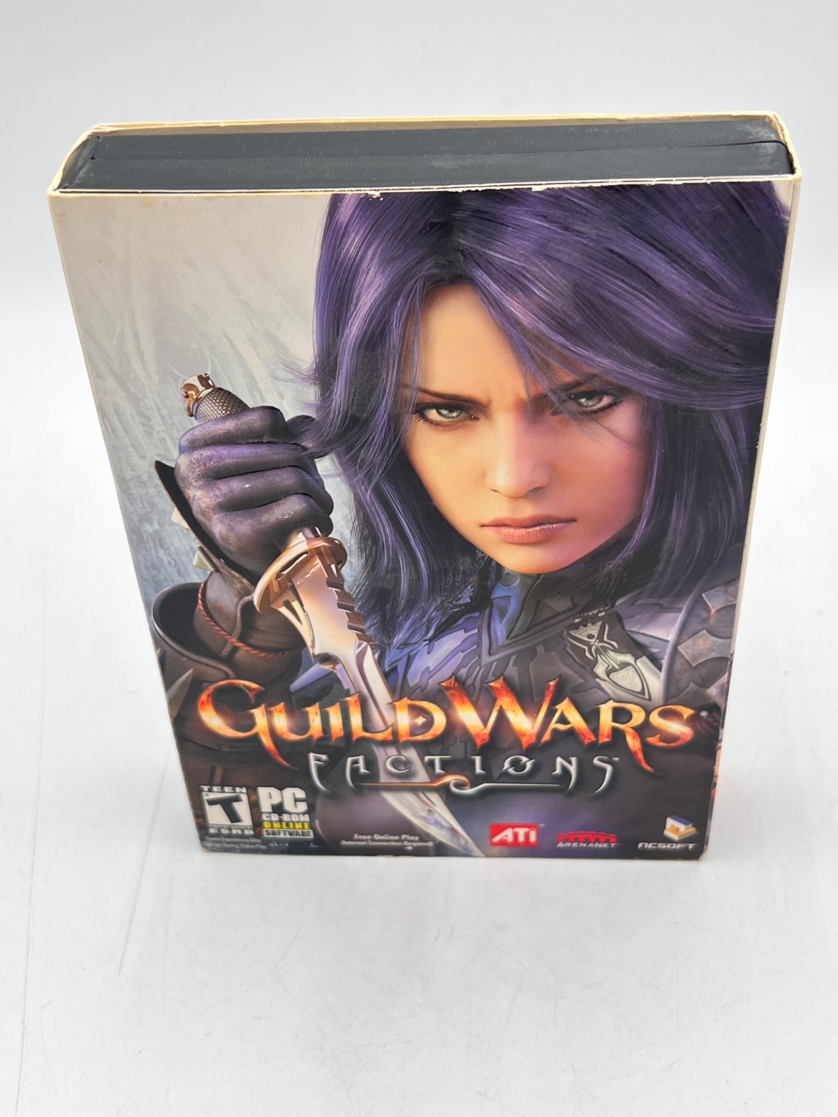 Guild Wars Factions PC Big Box Complete RPG Game NCSoft ArenaNet Vintage