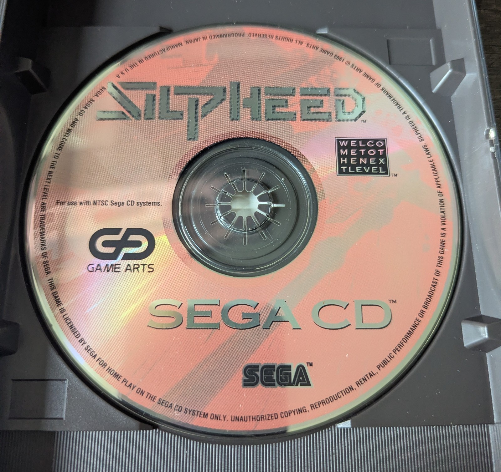 Silpheed Sega CD EXCELLENT condition COMPLETE+reg card! 👀💥🌟