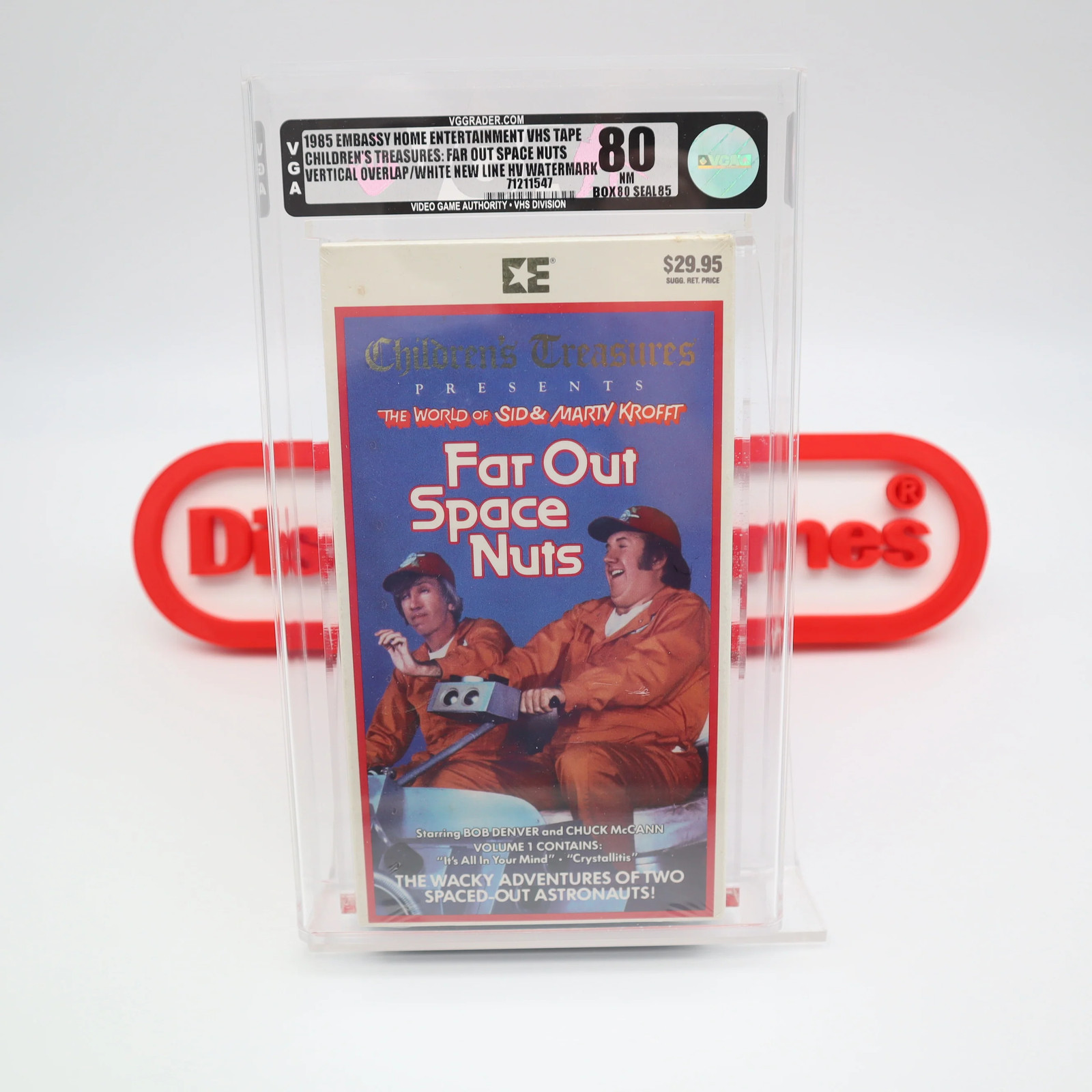 VHS FAR OUT SPACE NUTS – VGA GRADED 80 NM SILVER 85 SEAL! NEW & Factory Sealed!
