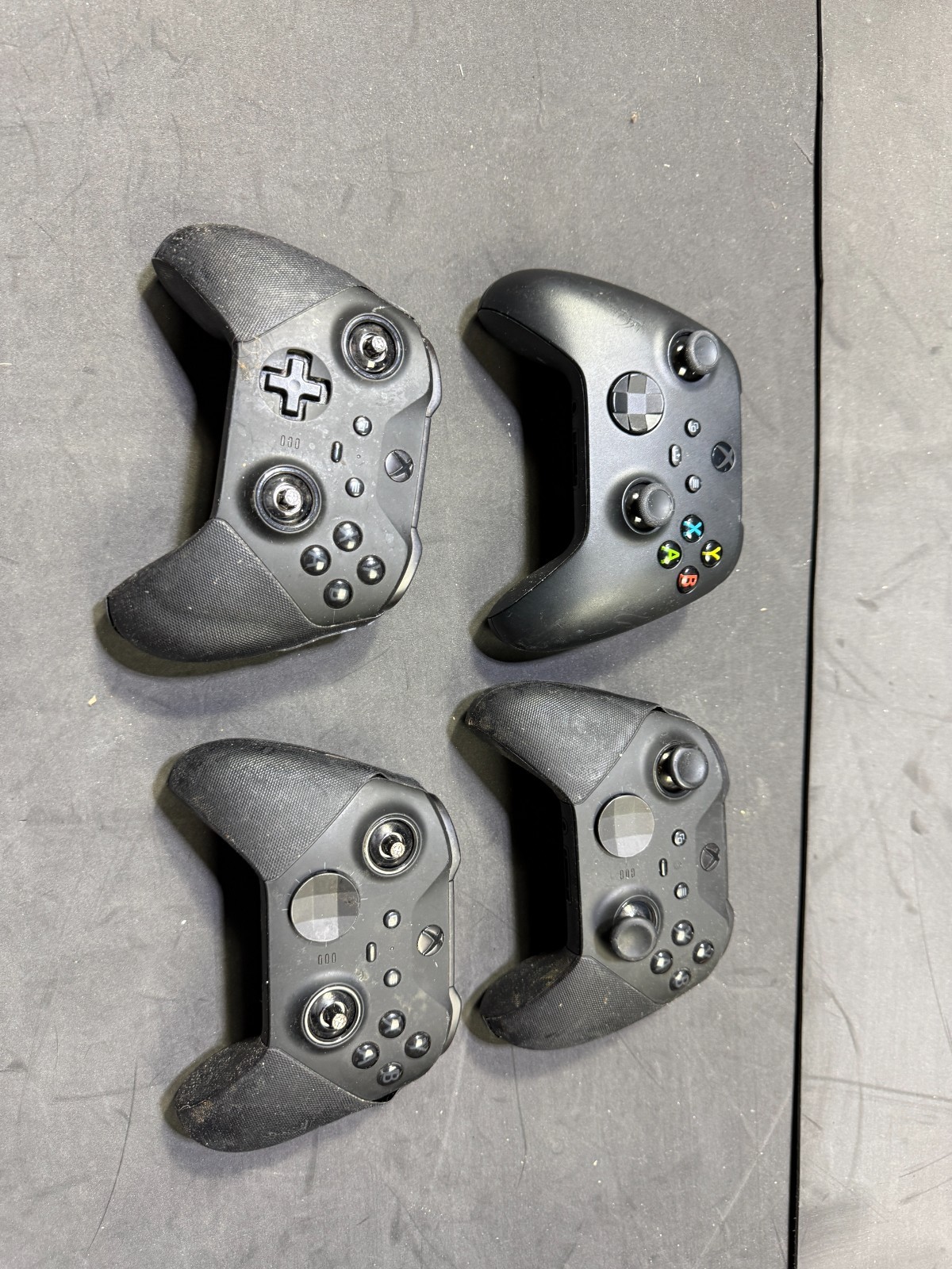lot of 7 various untested controllers Xbox Elite Series 2, hex gaming ps5, nes