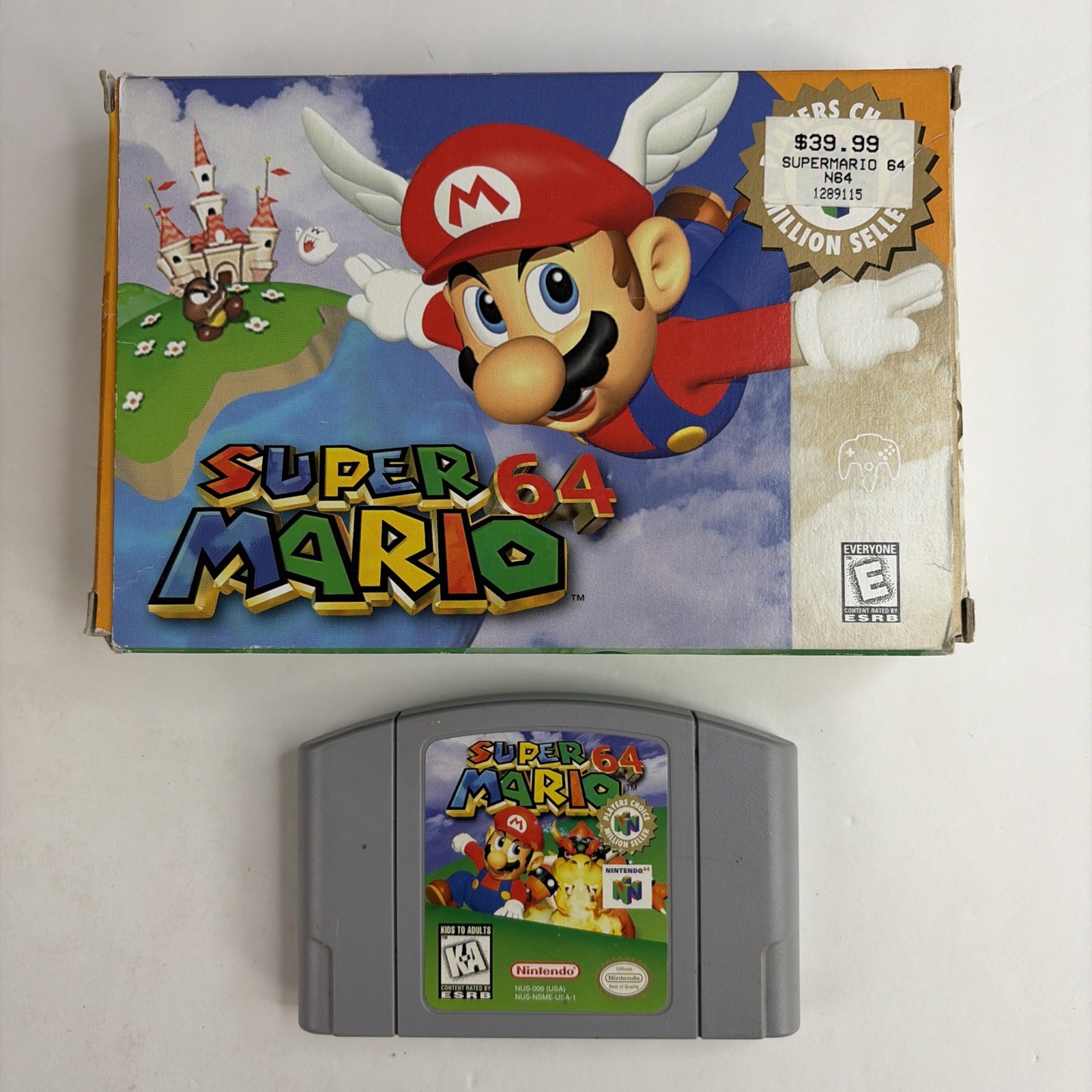 Super Mario 64 Nintendo 64 N64 In Original Box Authentic Tested