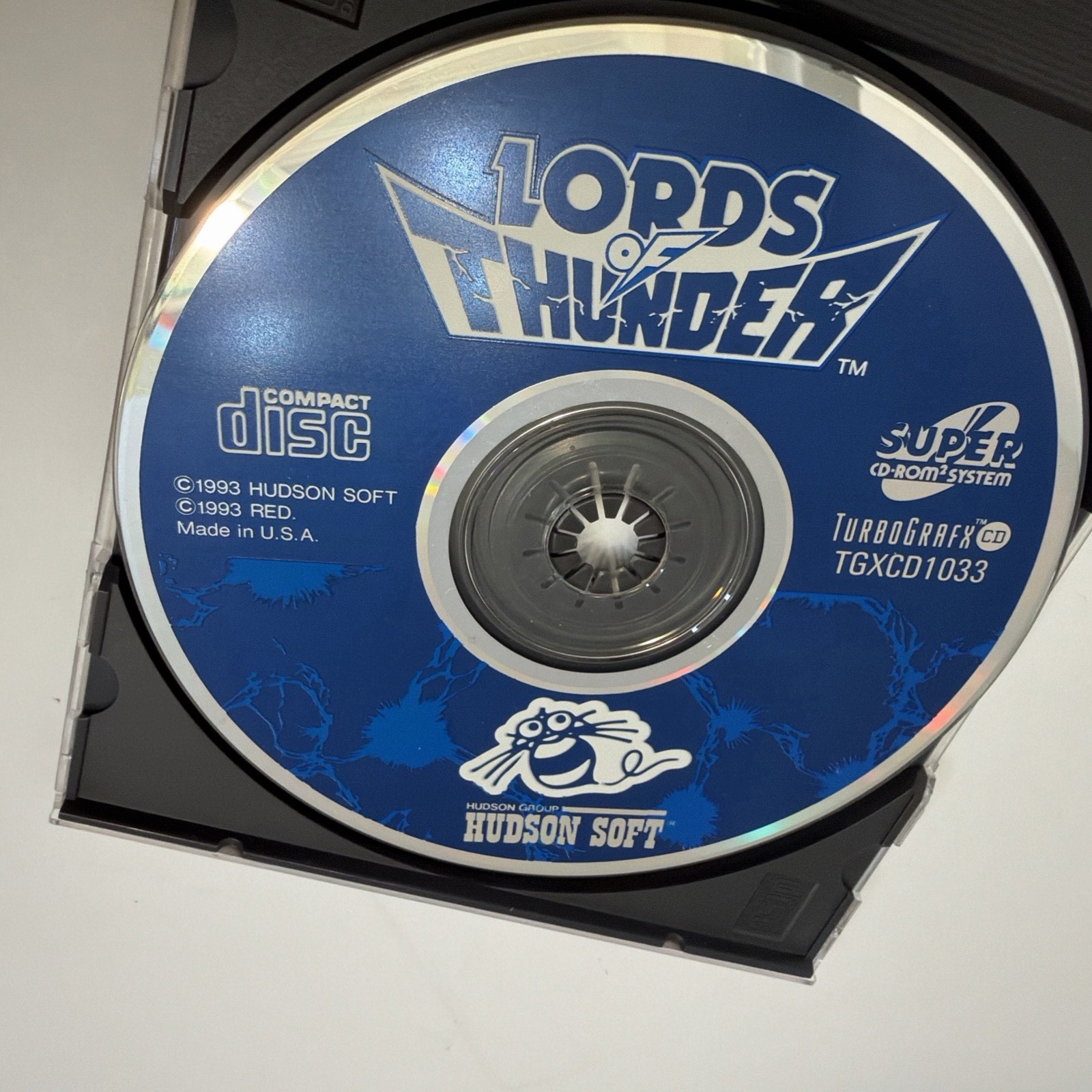 Lords of Thunder TurboGrafx Super CD Turbo Duo Tested Complete CIB