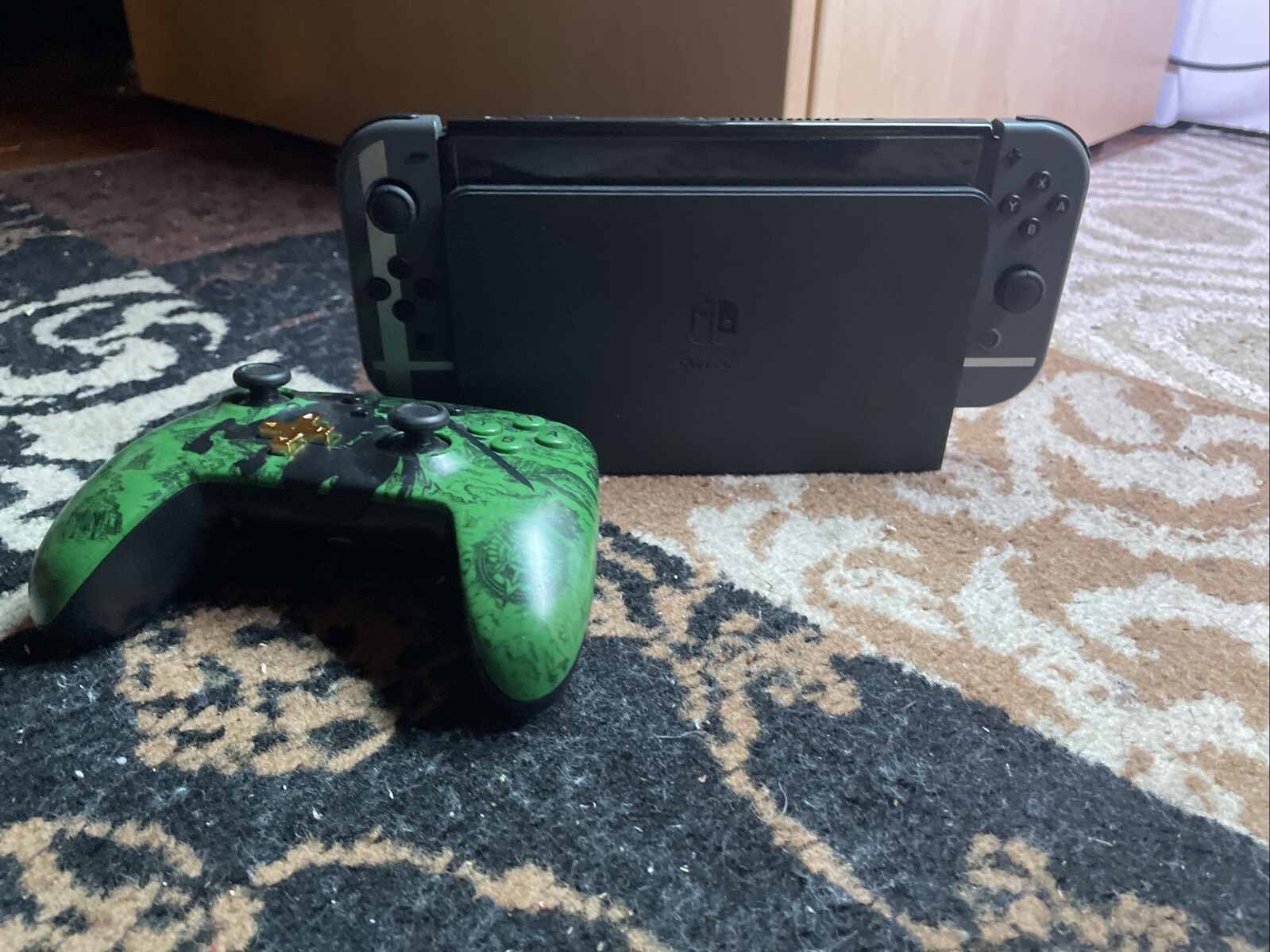 Nintendo Switch (OLED Model) Super Smash Bros. Bundle 64GB Console – Gray