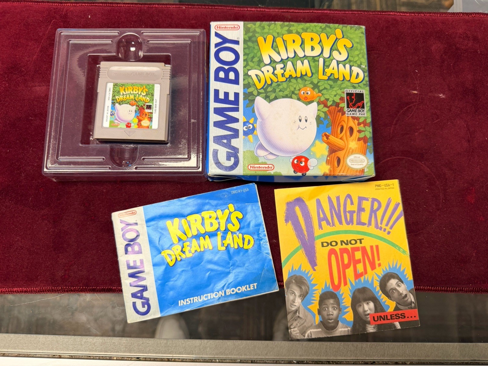 Kirby’s Dream Land Nintendo Game Boy Authentic Complete in Box & Manual Tested