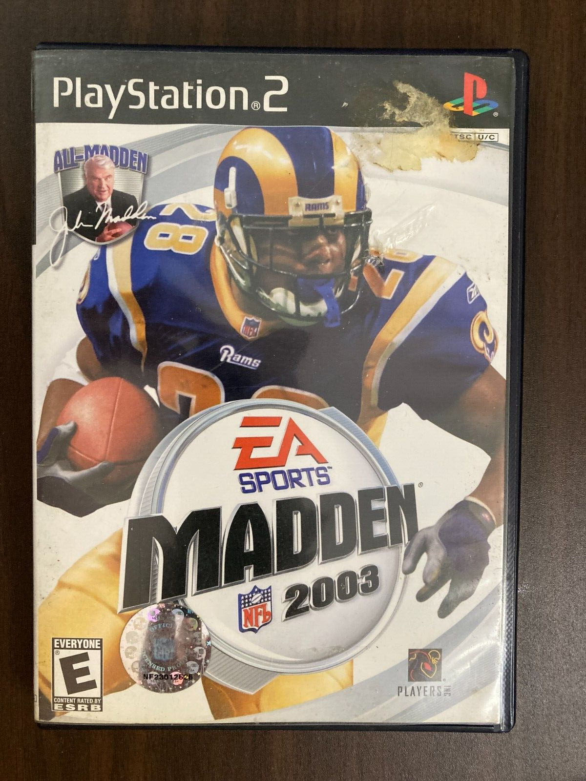 Madden NFL Football 2003 (Sony PlayStation 2) tested! free shipping! w/manual