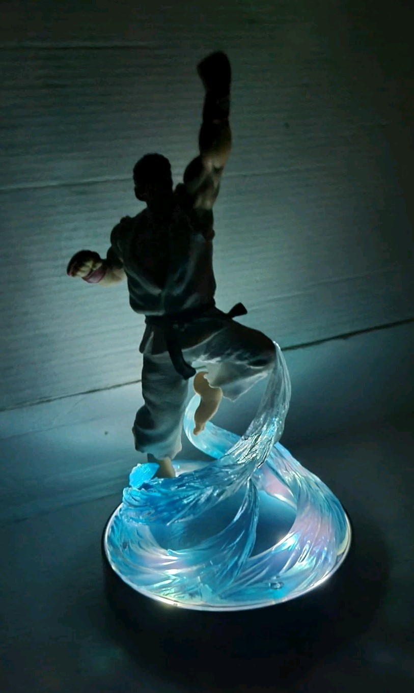 NEW Street Fighter 25th RYU Light-Up Statue Figure from PS3 Collector’s Edition