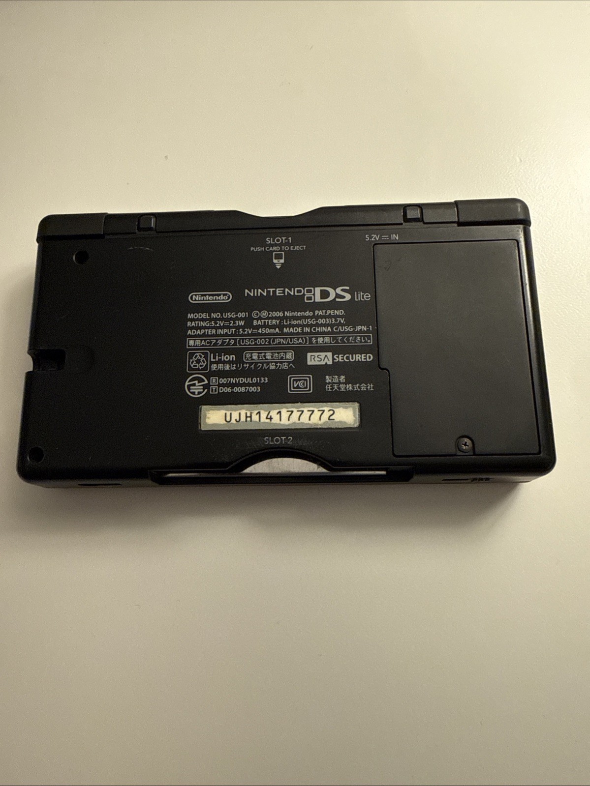Nintendo DS Lite Red/Black, Handheld Tested And Working