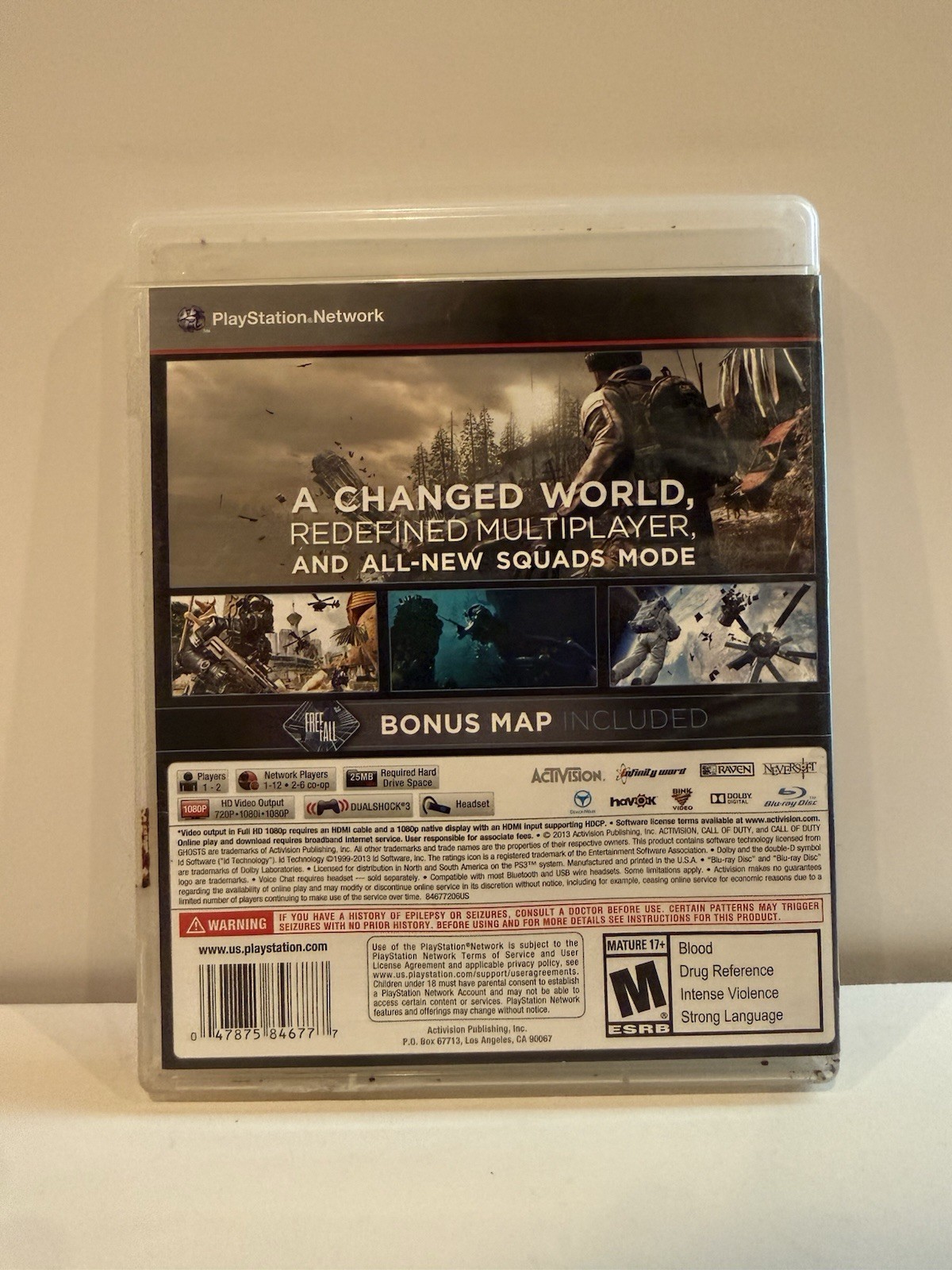 Call of Duty: Ghosts (Sony PlayStation 3, 2013) – Tested